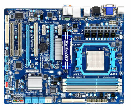 AMD Athlon II X4 635 鎌アングル GA-880GA-UD3H