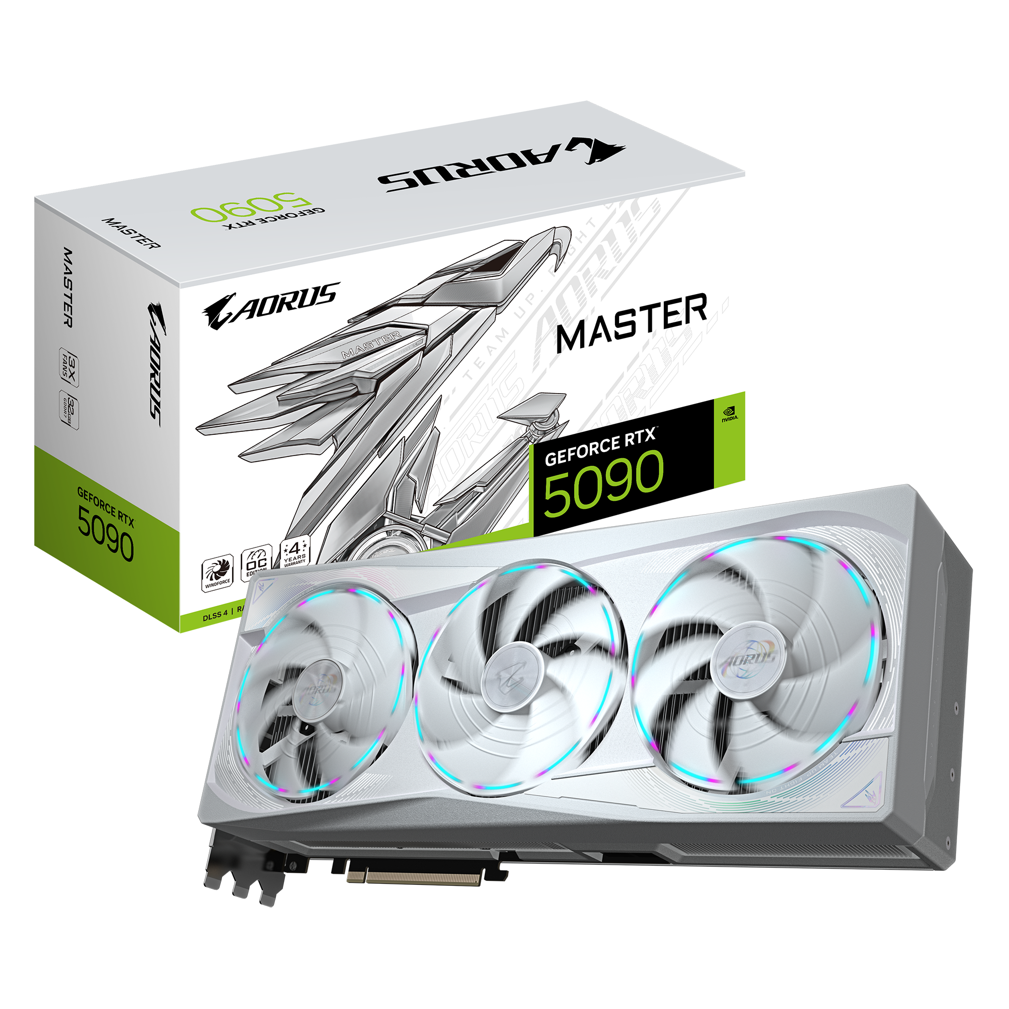 AORUS GeForce RTX™ 5090 MASTER ICE 32G 特色重點 | 顯示卡 - GIGABYTE 技嘉科技