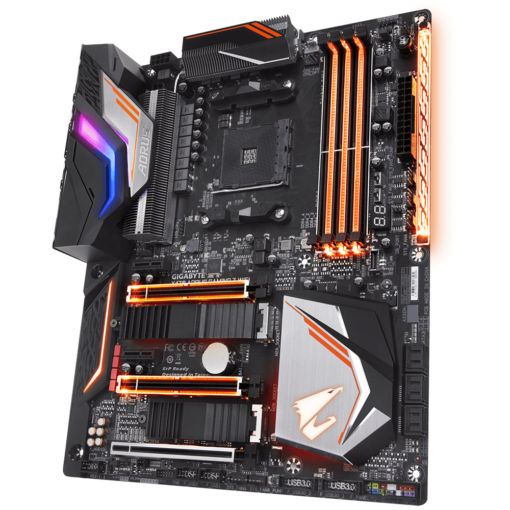 GIGABYTE X470 AORUS GAMING 7 WIFI ATX ゲーミングマザーボード [AMD X470チップセット搭載] MB4377 z2zed1b X470 AORUS GAMING 7 WIFI (rev. 1.0) Key Features