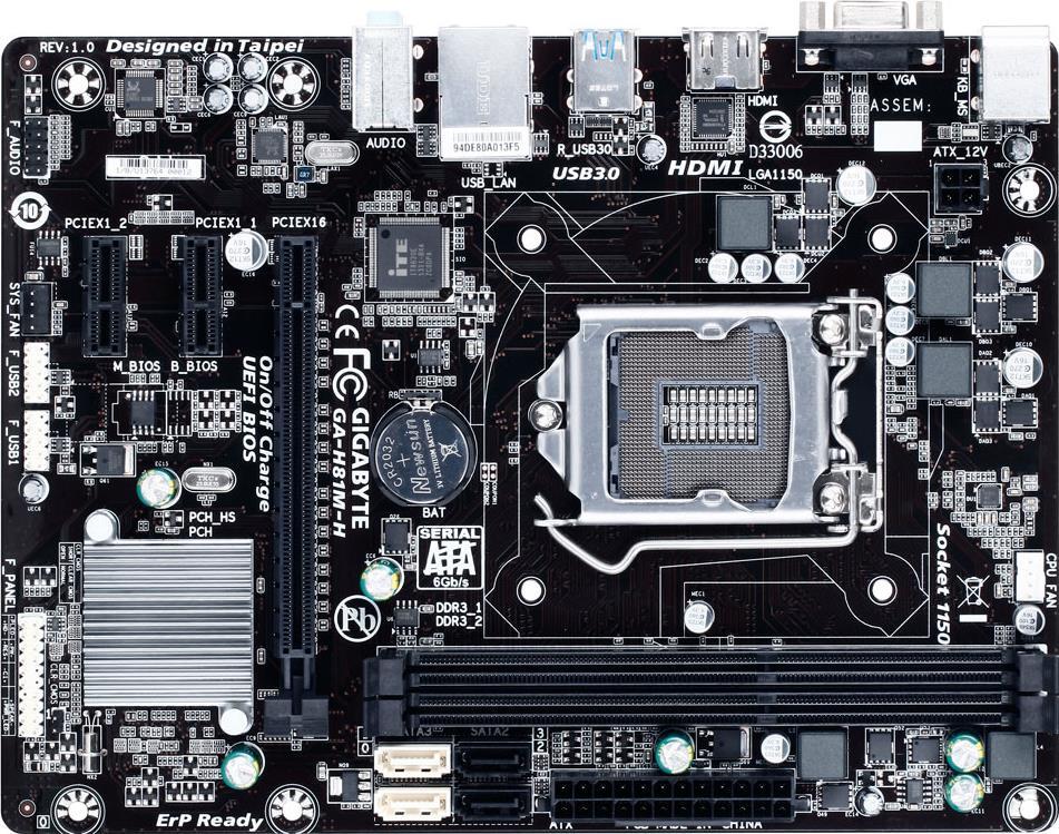 GA-H81M-H (Rev. 1.0) Motherboard - GIGABYTE Global