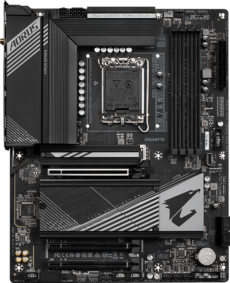 B760 AORUS ELITE AX DDR4 (Rev. 1.x) マザーボード - GIGABYTE Japan
