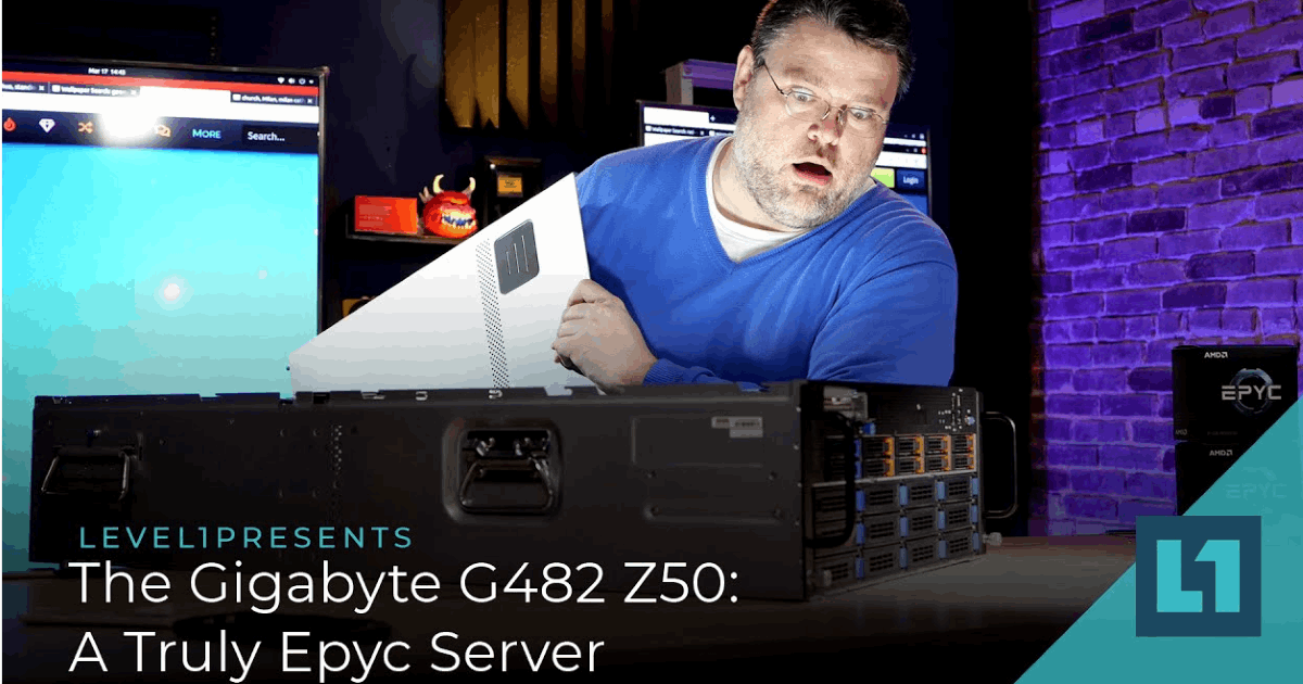 Checking Out the GIGABYTE G482-Z50: A Truly Epyc Server