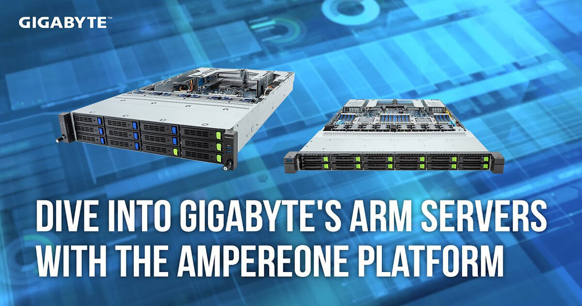 Dive into GIGABYTE's ARM servers with the AmpereOne platform