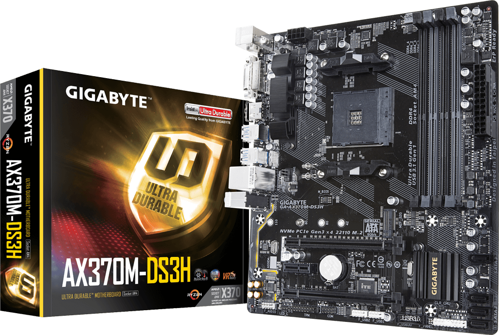 Tarjetas Madre - GA-AX370M-DS3H