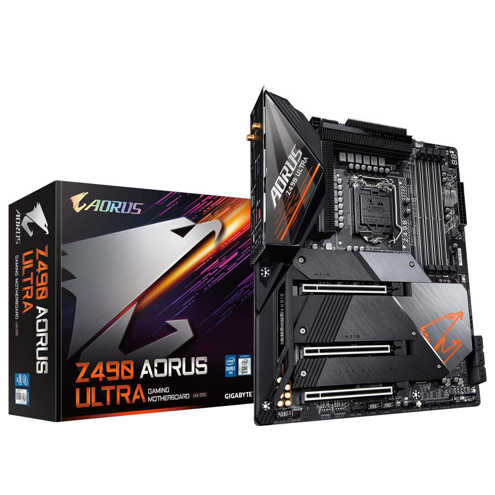 GIGABYTE Z490I AORUS ULTRAとi5-10505 - マザーボード