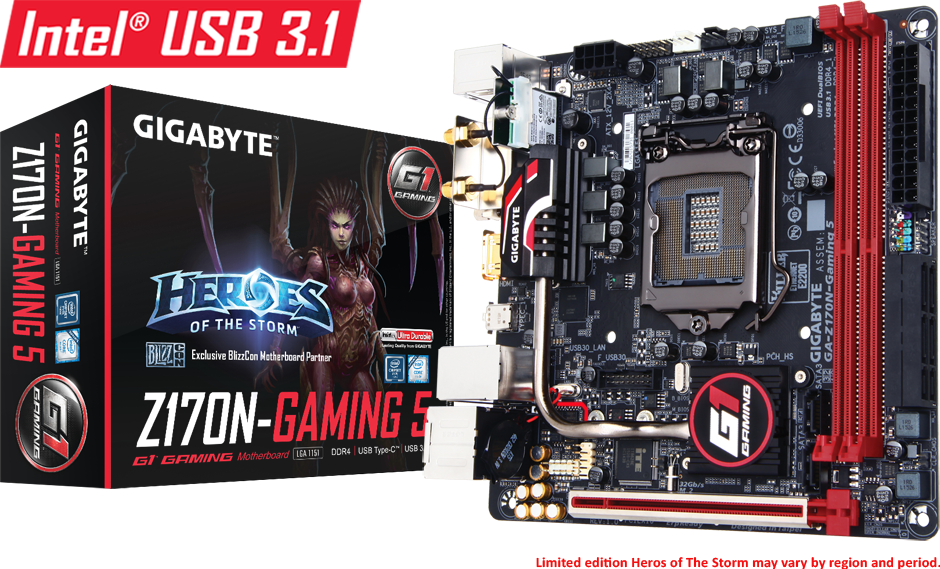 Motherboard - GA-Z170N-Gaming 5