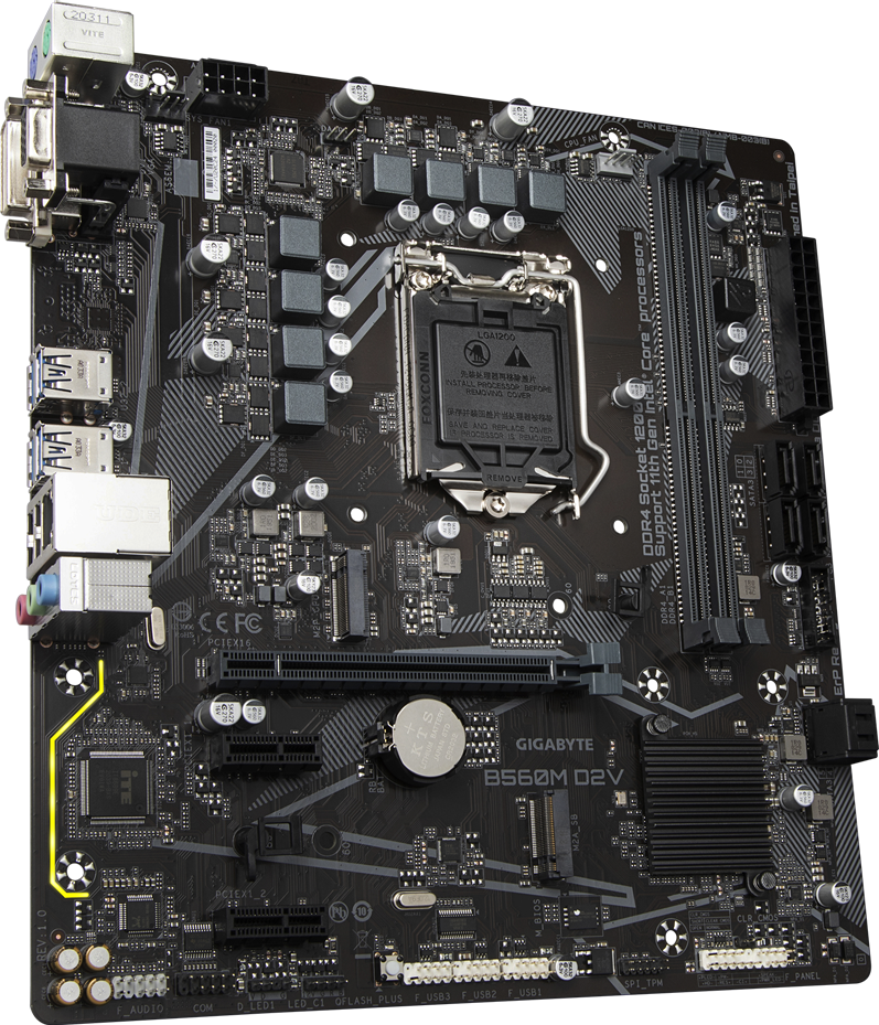 B560M D2V (Rev. 1.x) Motherboard - GIGABYTE U.S.A.