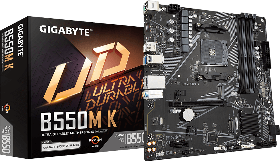 Gigabyte B550M K+Ryzen 7 PRO 4750Gなど B550M K (Rev. 1.0) - GIGABYTE Japan
