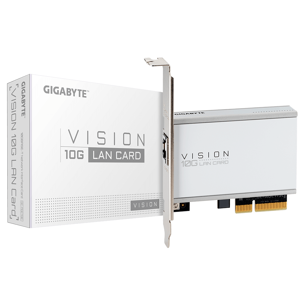 VISION 10G LAN Card Key Features Motherboard GIGABYTE Global