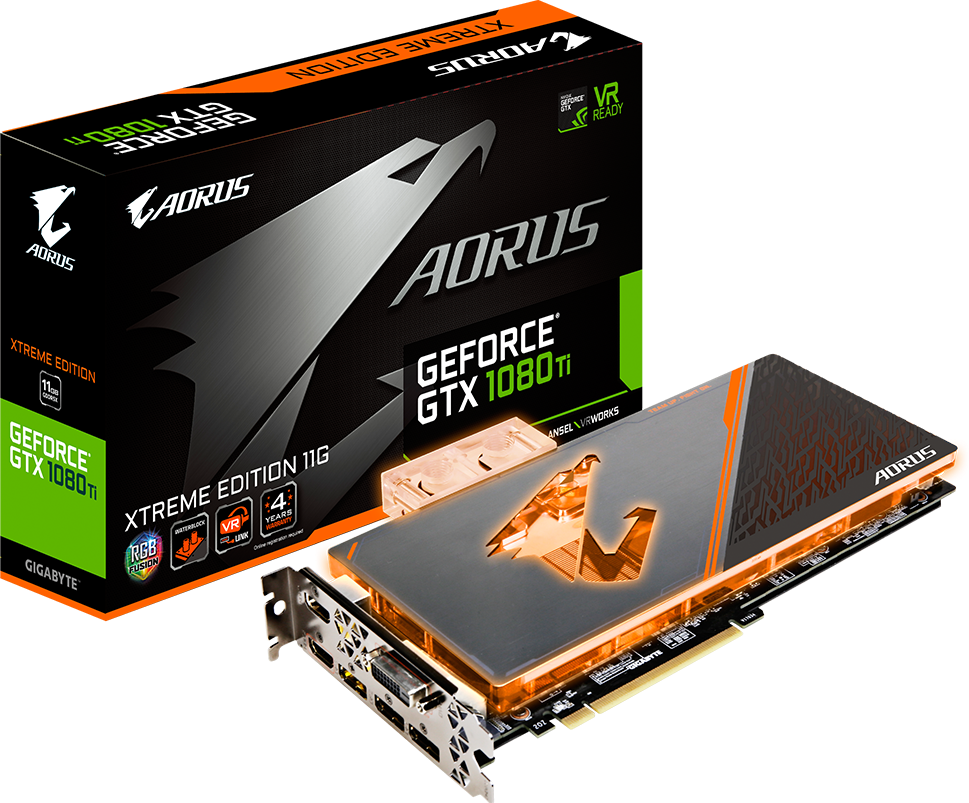 Graphics Card - AORUS GeForce® GTX 1080 Ti Waterforce WB Xtreme Edition 11G