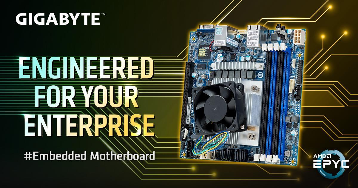 기가바이트, mini-ITX 임베디드 마더보드 출시