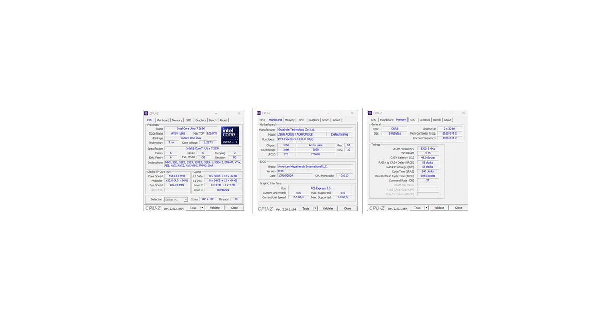 GIGABYTE Z890 AORUS TACHYON ICE Achieves DDR5-10600 Pioneering a