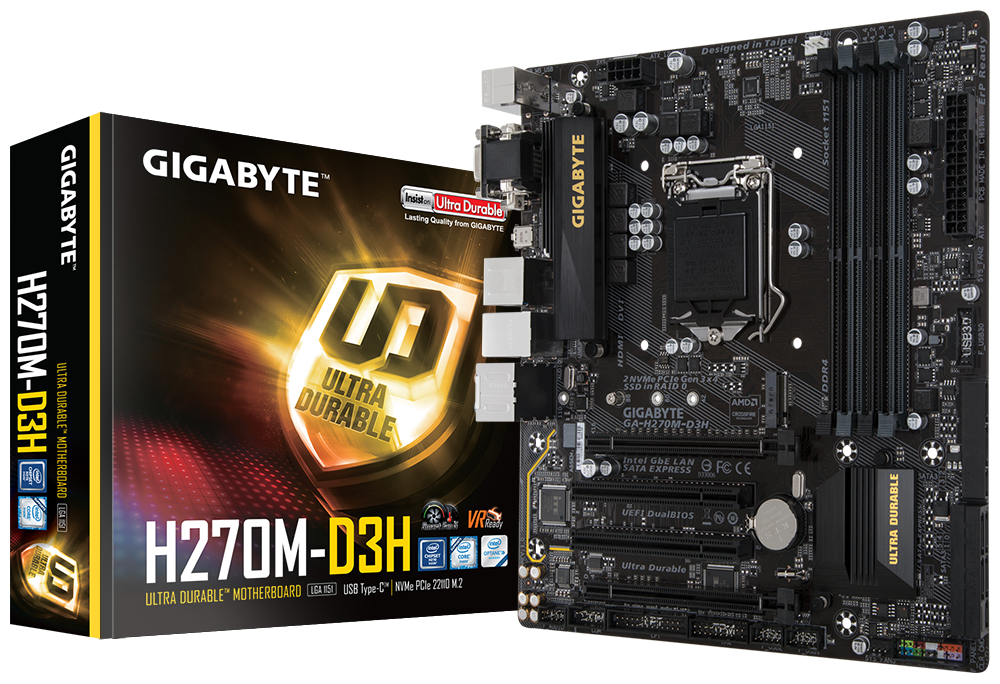 GA-H270M-D3H (rev. 1.0) 主な特徴 | マザーボード - GIGABYTE Japan