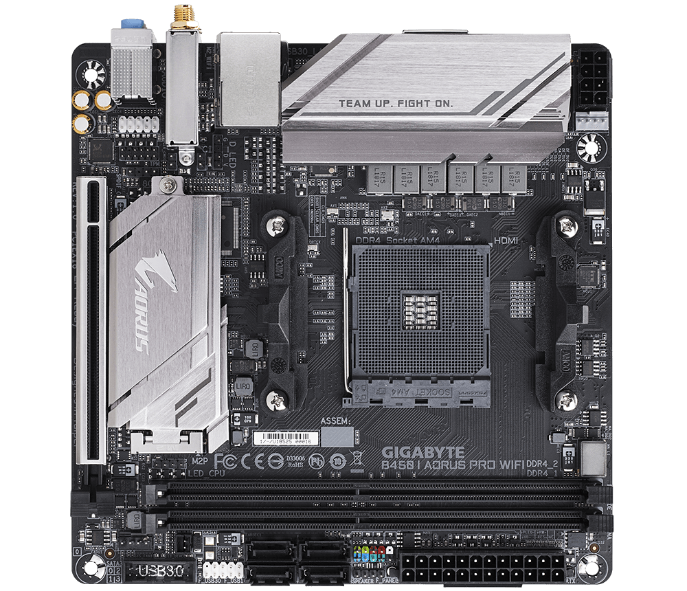 B450 I AORUS PRO WIFI (rev. 1.0) Caractéristiques