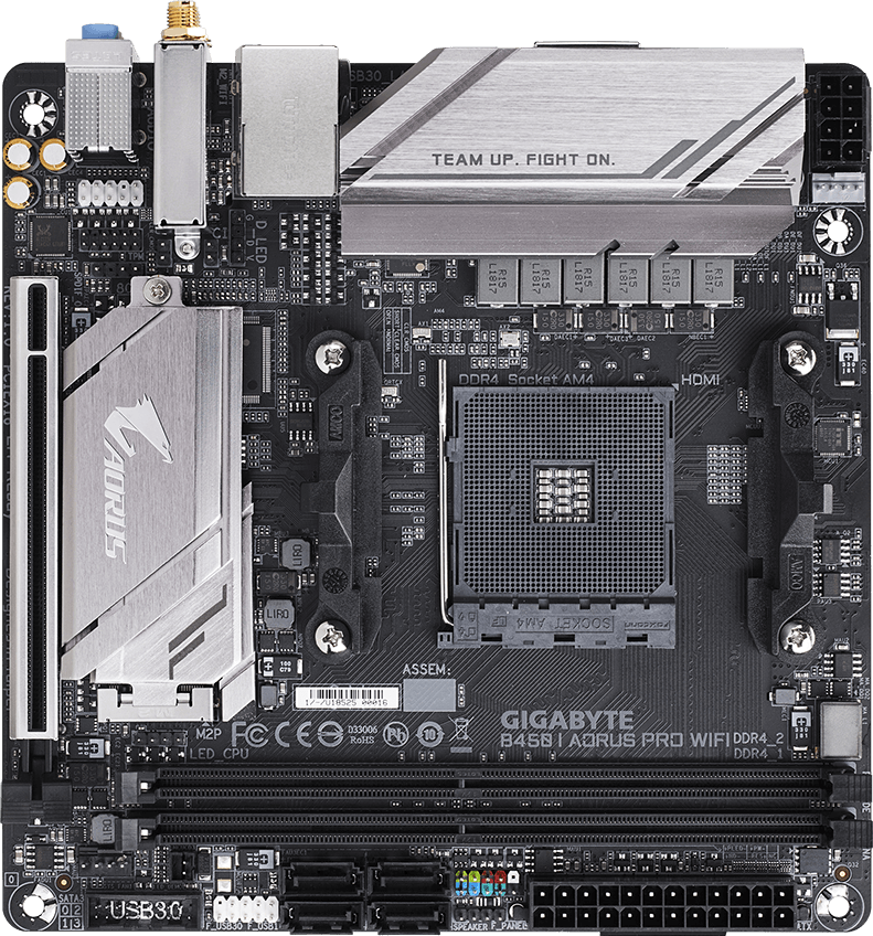 マザーボード GIGABYTE B450 I AORUS PRO WIFI B450 I AORUS PRO WIFI (Rev. 1.0) - GIGABYTE Japan