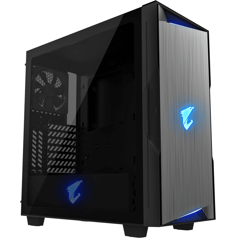 Gigabyte Aorus C300G ATX Glass Cabinet - Green Apple Compunet