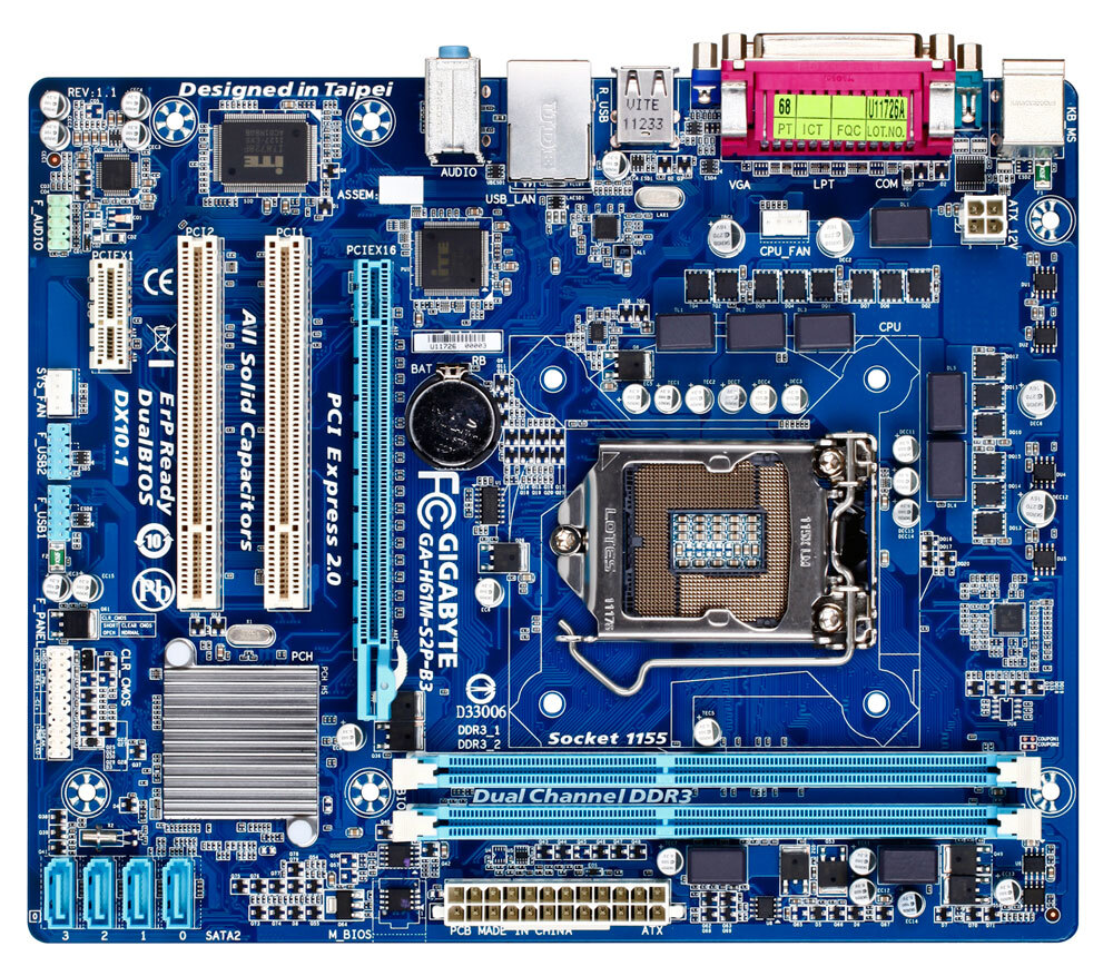 Gigabyte ga h61m s2v b3 какие процессоры подойдут