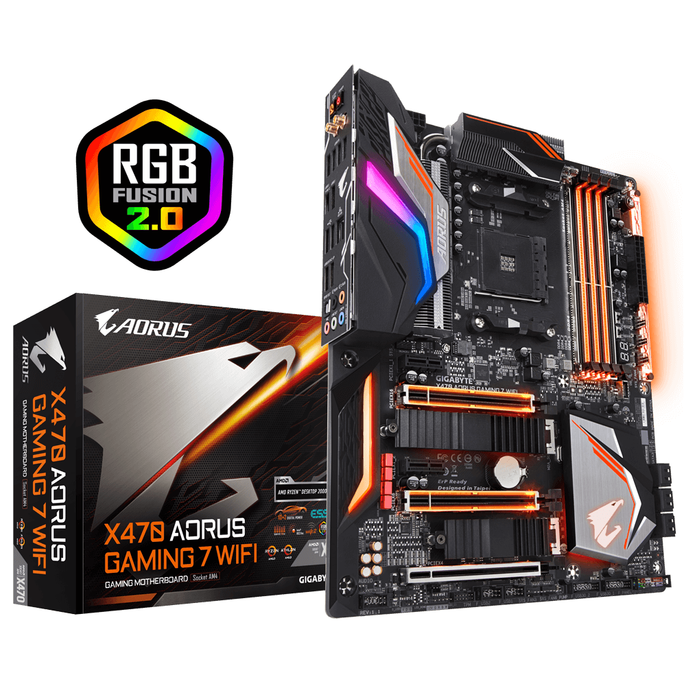 X470 AORUS GAMING 7 WIFI (rev. 1.1) Key Features | Motherboard