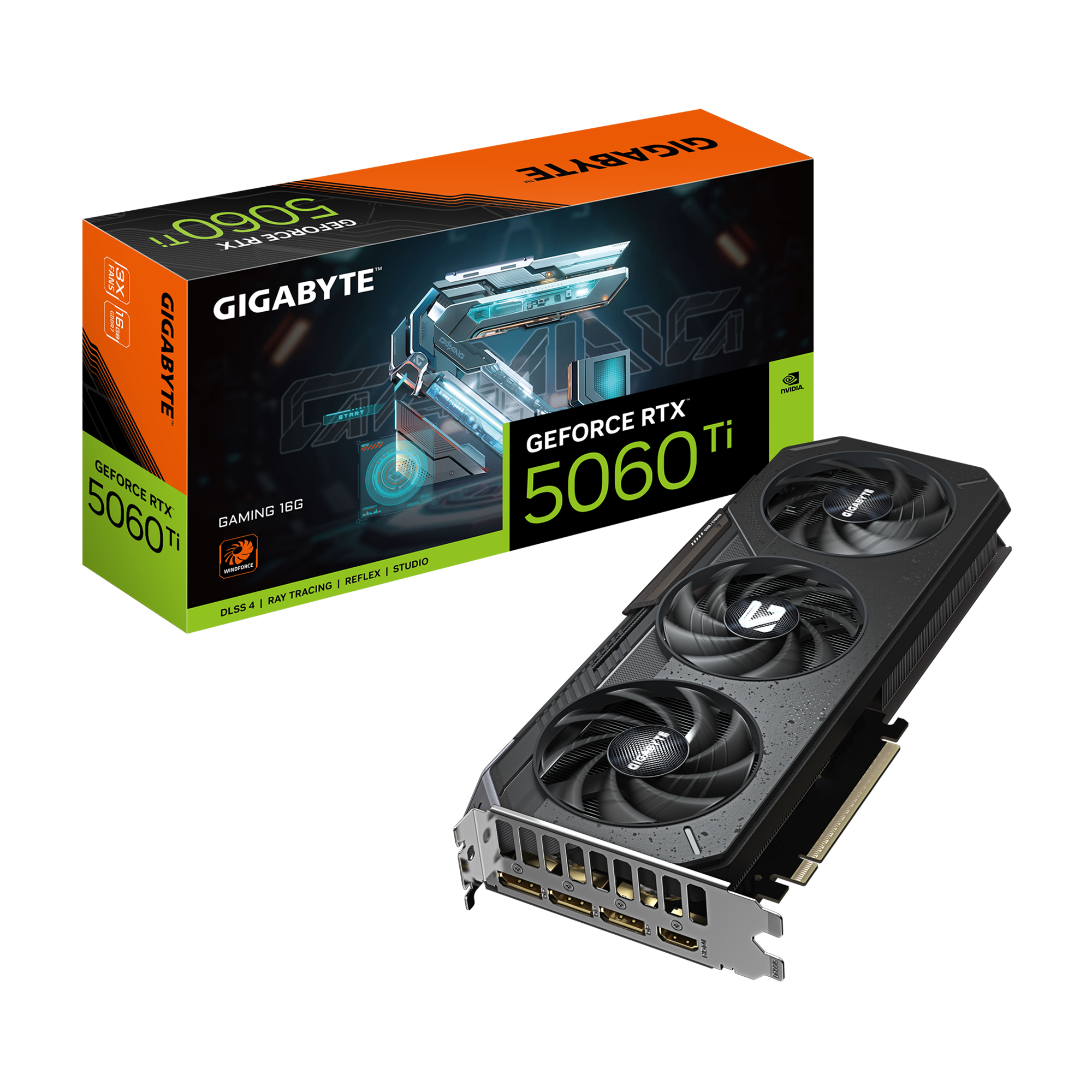 新品未使用　GIGABYTE WF RTX 5060 Ti 16GB GeForce RTX™ 5060 Ti GAMING 16G Key Features | Graphics Card