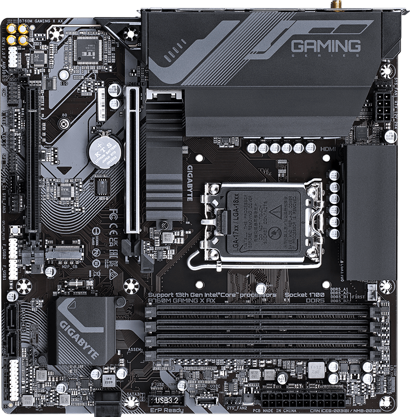 B760M GAMING X AX (Rev. 1.x) マザーボード - GIGABYTE Japan