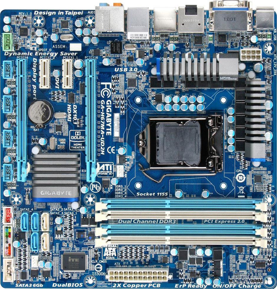 Motherboard - GA-H67MA-UD2H