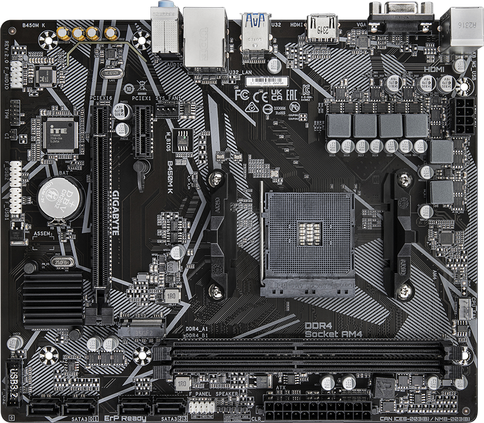 B450M K (Rev. 2.0) - GIGABYTE Global