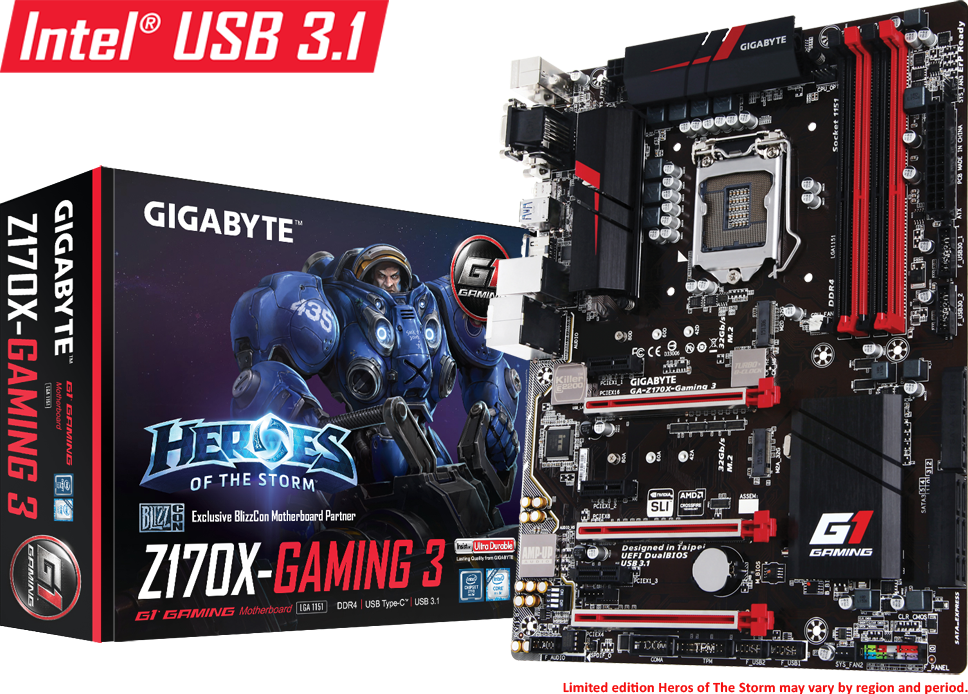 Tarjetas Madre - GA-Z170X-Gaming 3