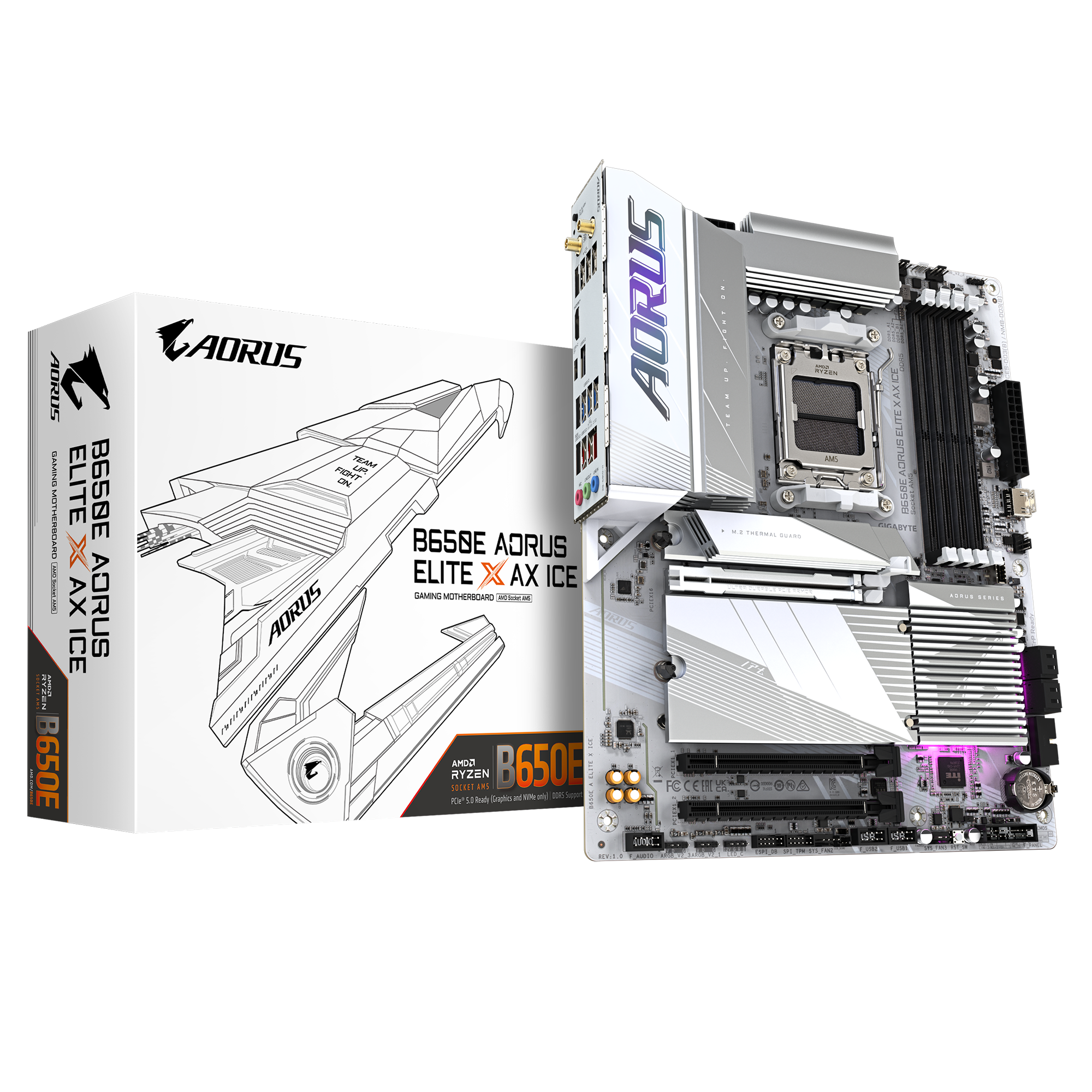 Gigabyte B650 AORUS ELITE AX ICE - Motherboard - LDLC 3-year warranty