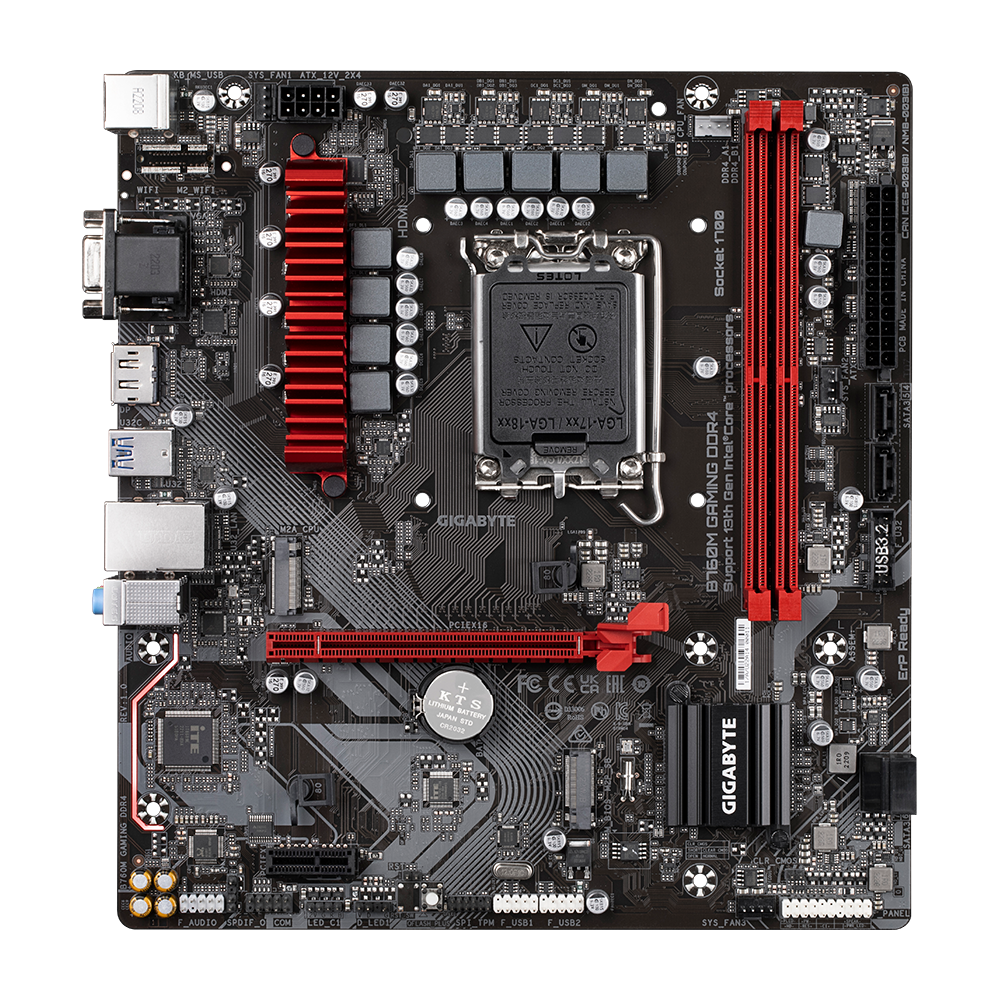 B760M GAMING DDR4 (rev. 1.x) 主な特徴 | マザーボード