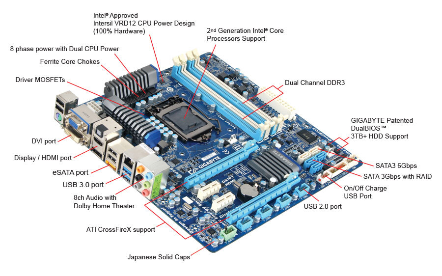 GA-H67MA-UD2H (rev. 1.0) Gallery | Motherboard - GIGABYTE Global