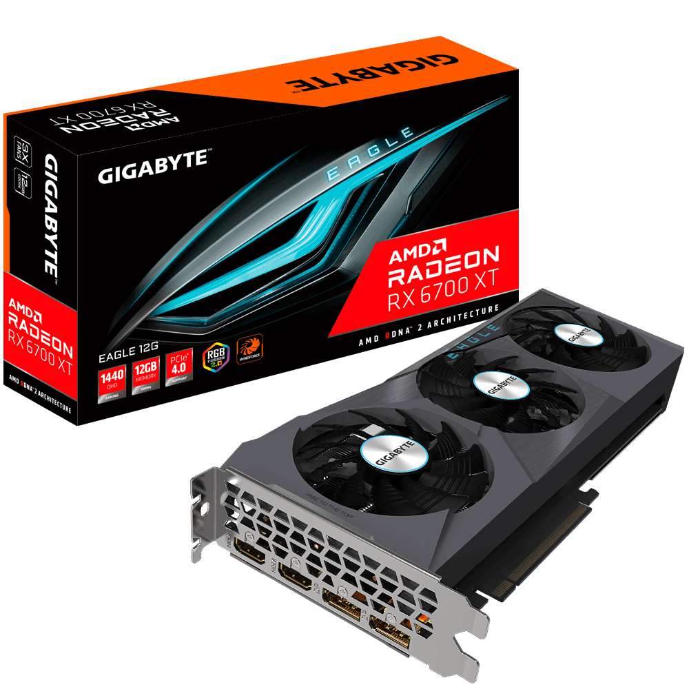 Radeon™ RX 6700 XT EAGLE 12G 主な特徴 | グラフィックスカード - GIGABYTE Japan