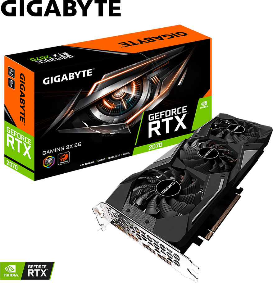 GeForce RTX™ 2070 GAMING 3X 8G グラフィックスカード - GIGABYTE Japan