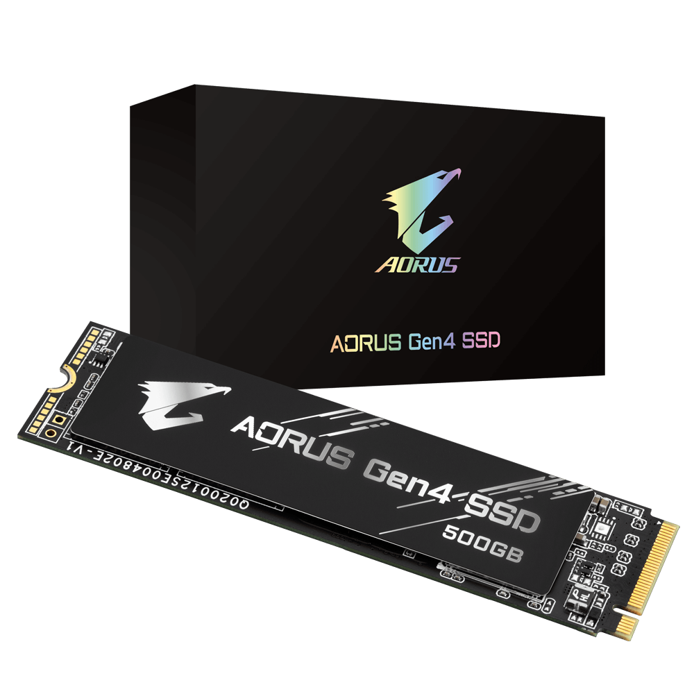 AORUS SSD 500GO PCI-E 4.0 M.2 avec dissipateur 