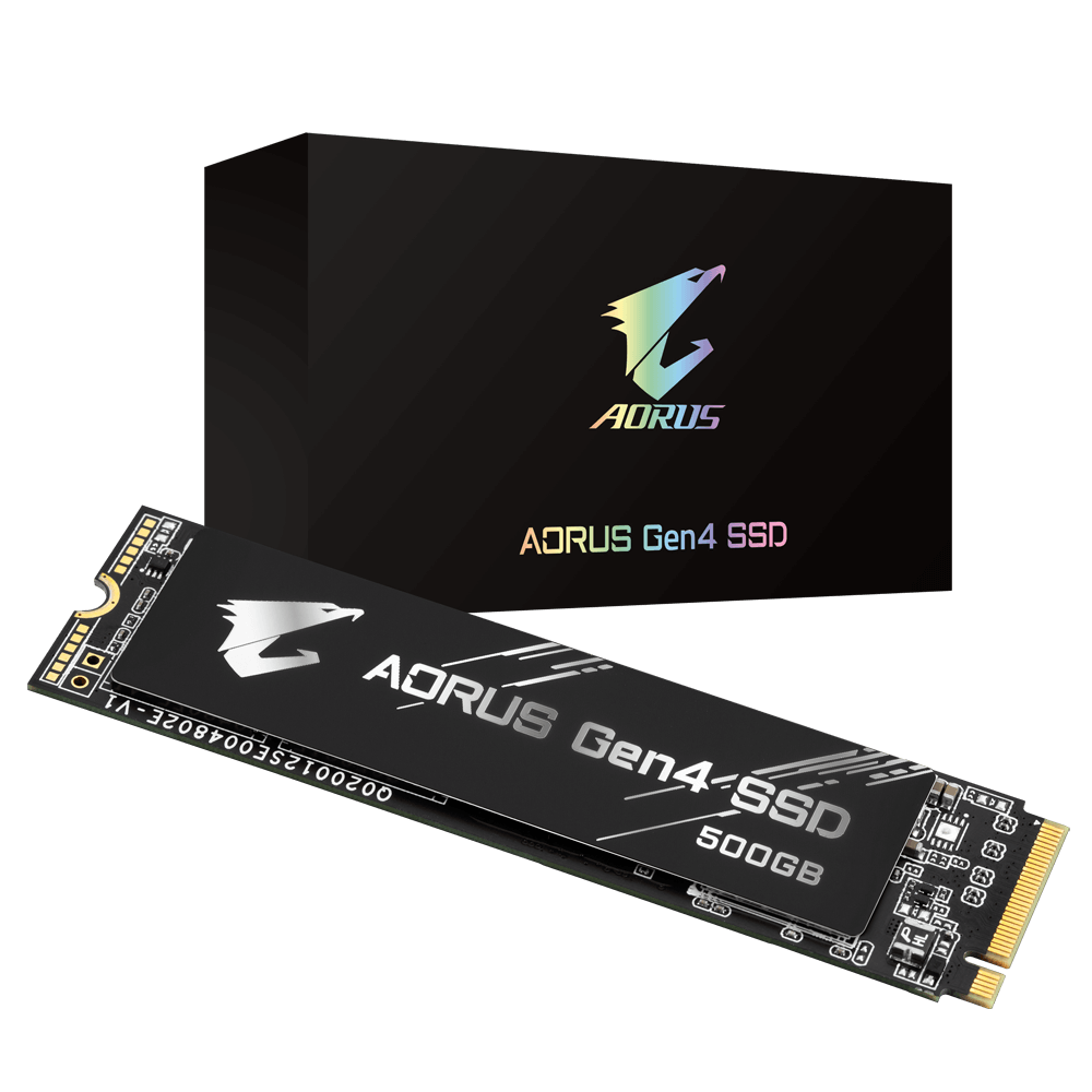 GIGA-BYTE AORUS GIGA-BYTE オーラス Gen4 SSD 500GB M.2 Type2280 GP-AG4500G