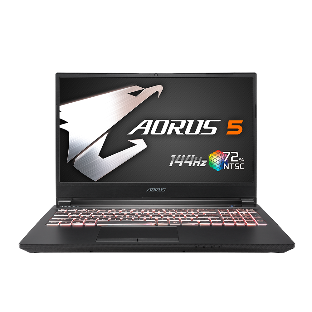 概要確認必須 Gigabyte Aorus5 ゲーミングノート-