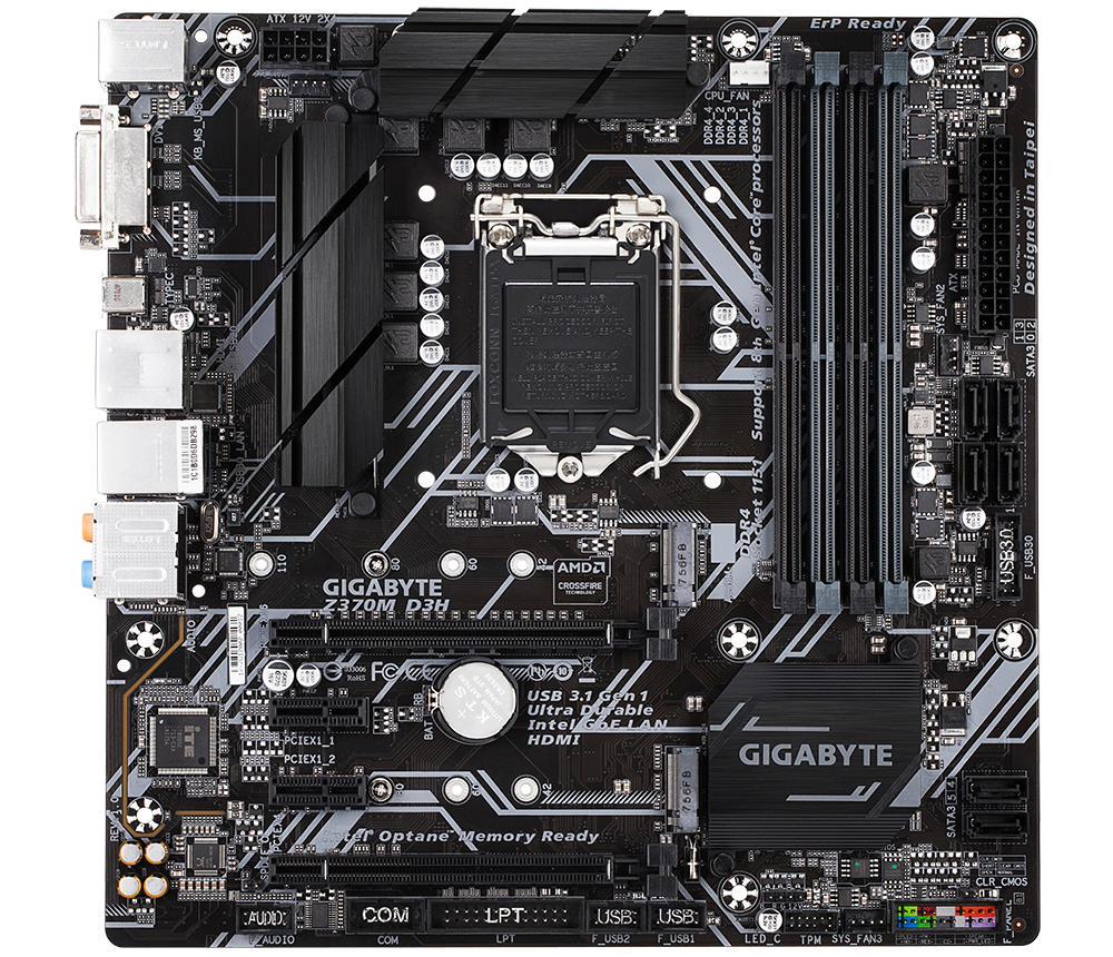 Z370M D3H (rev. 1.0) Gallery | Motherboard - GIGABYTE Global