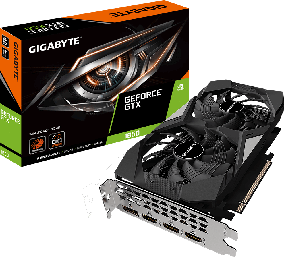 Graphics Card - GeForce® GTX 1650 WINDFORCE OC 4G