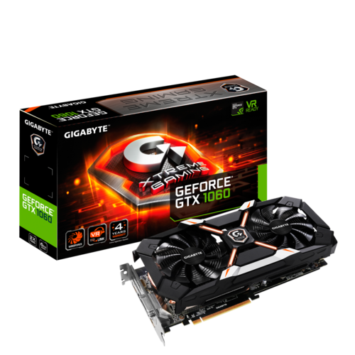 GeForce® GTX 1060 Xtreme Gaming 6G Key Features | Graphics Card 