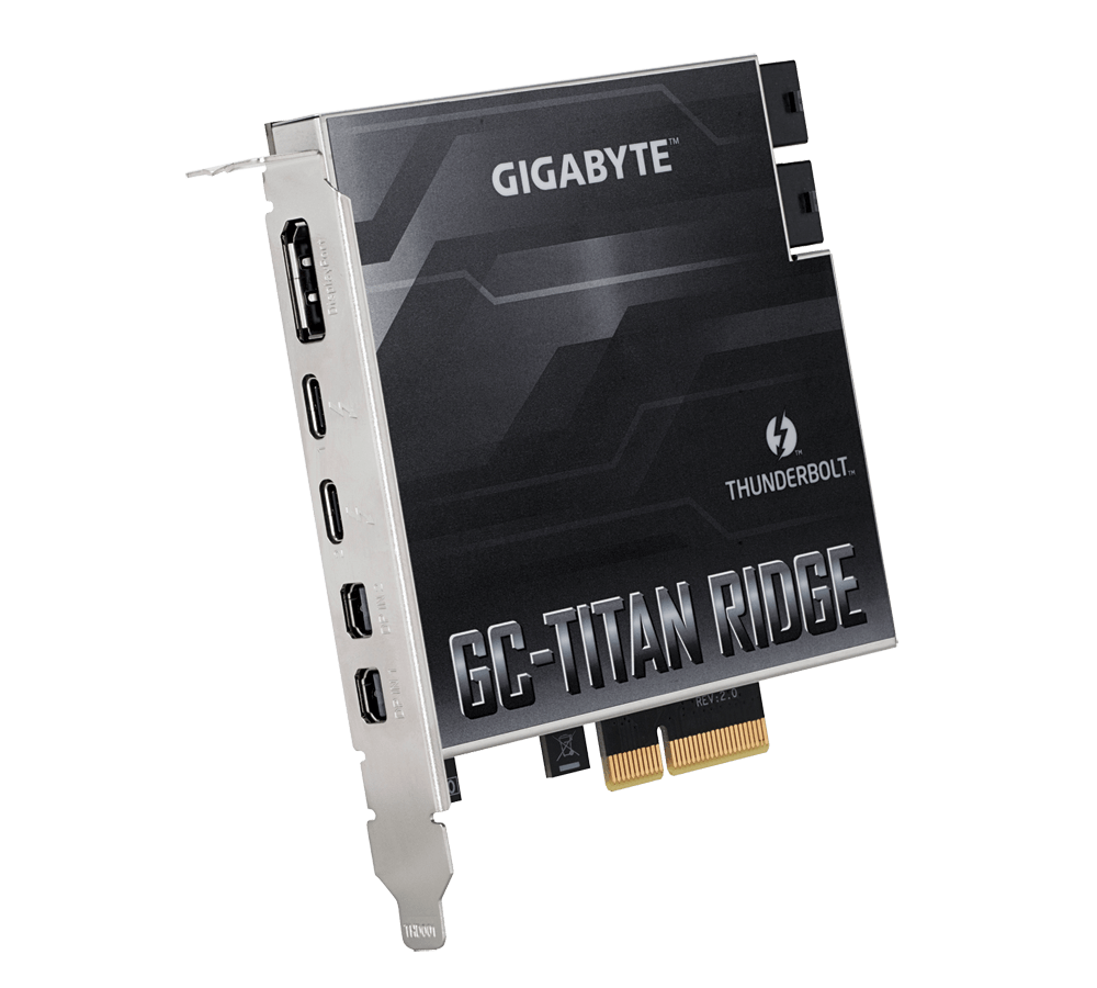 拡張カード GIGABYTE GC-TITAN RIDGE 2.0 Amazon | GIGABYTE GC-TITAN RIDGE 2.0 Thunderbolt3 拡張カード