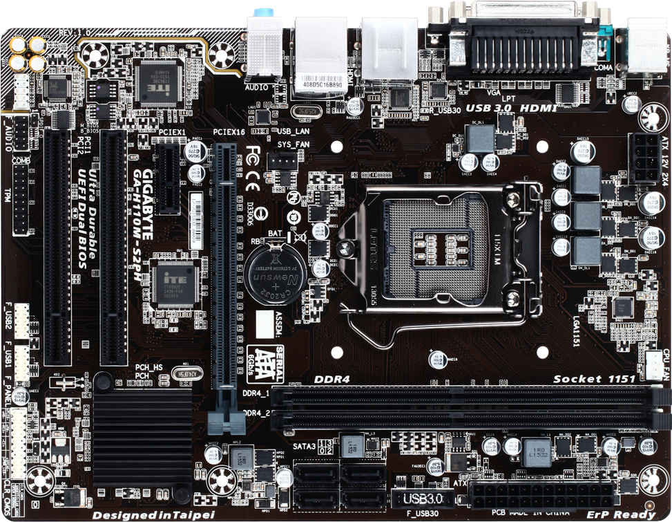 GA-H110M-S2PH (Rev. 1.0) Motherboard - GIGABYTE Global