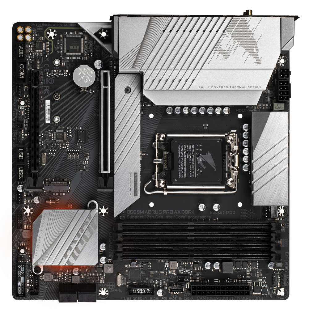 B660M AORUS PRO AX DDR4 (rev. 1.x) Gallery | Motherboard