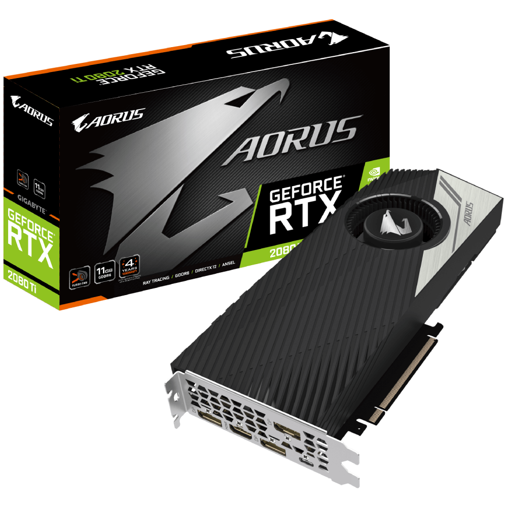 AORUS GeForce RTX™ 2080 Ti TURBO 11G Key Features - Gigabyte