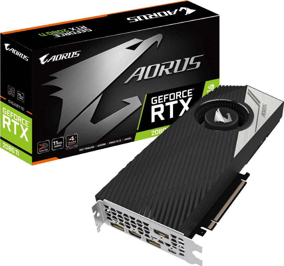 Graphics Card - AORUS GeForce RTX™ 2080 Ti TURBO 11G