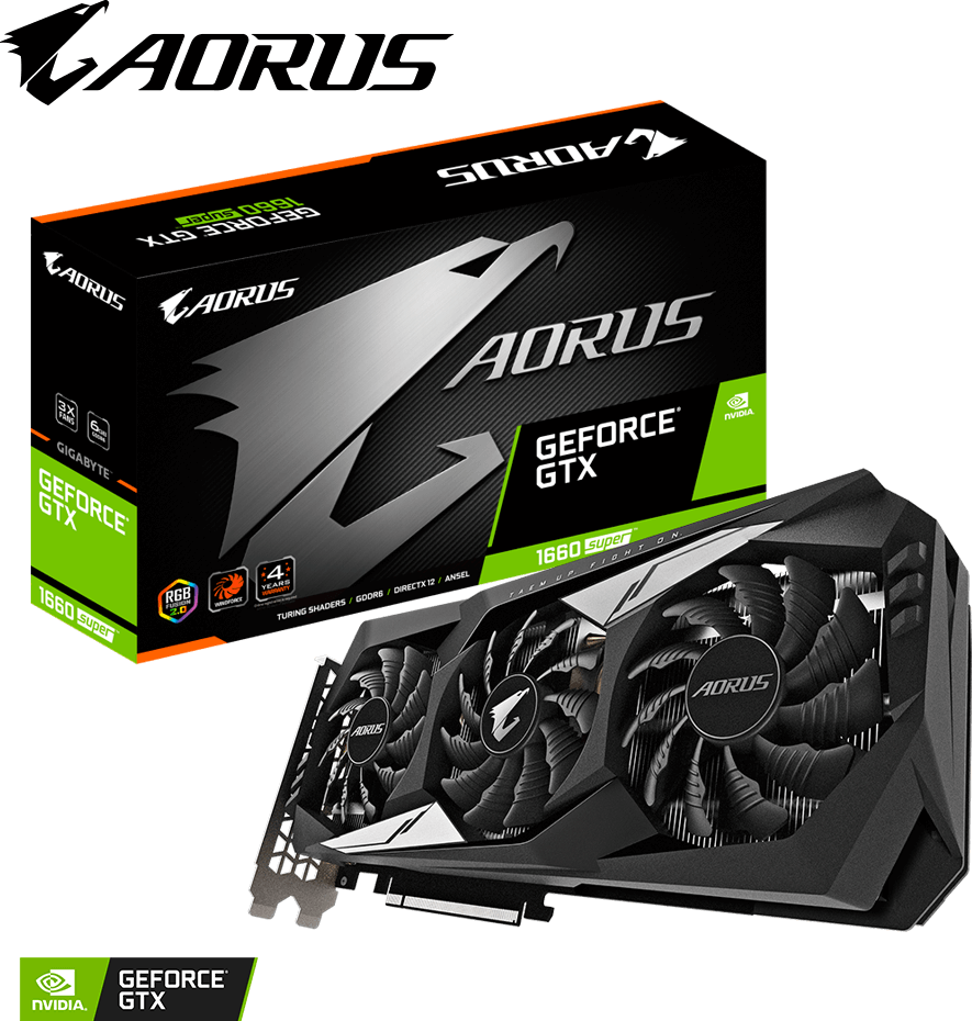 AORUS GeForce® GTX 1660 SUPER™ 6G Graphics Card - GIGABYTE Global