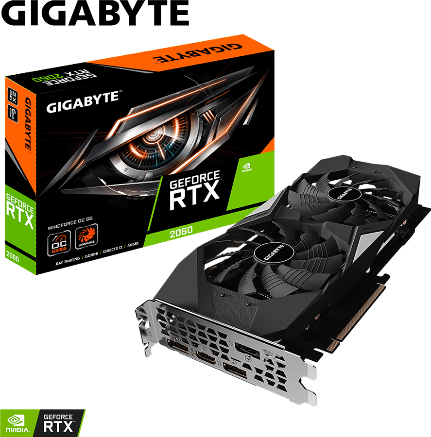 GeForce RTX™ 2060 WINDFORCE OC 6G (Rev. 1.0) - GIGABYTE Japan
