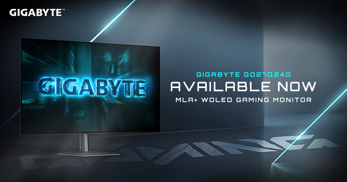GIGABYTE Announces Availability of 27” QHD 240Hz WOLED Gaming Monitor for Competitive Play&nbsp;
