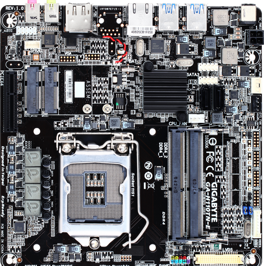 Moederbord - GA-H110TN-E