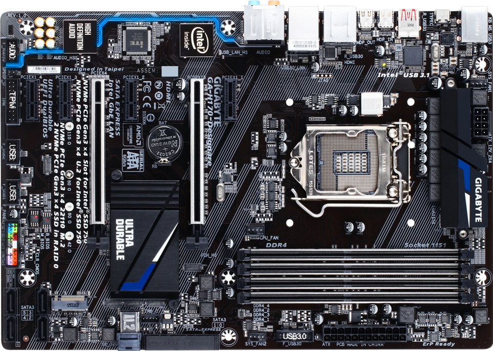 GA-H170-Designare (Rev. 1.0) Motherboard - GIGABYTE Belize