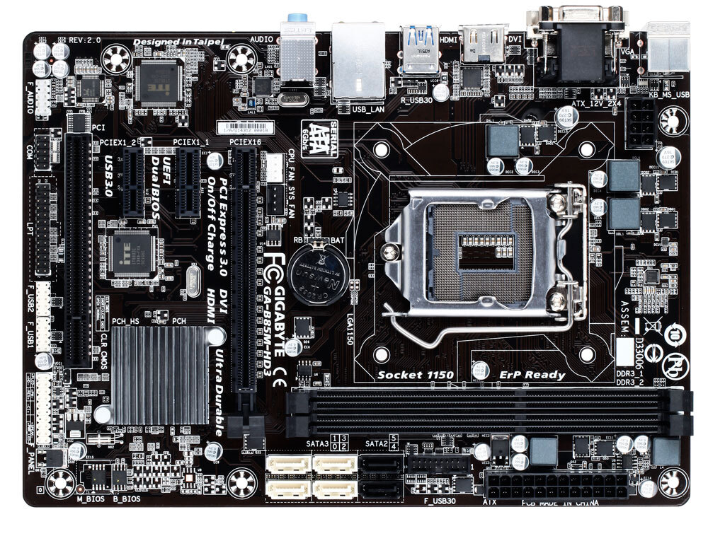 Carte mère Gigabyte B85-HD3