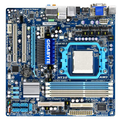 GA-MA785GMT-US2H (rev. 1.1) - Motherboard